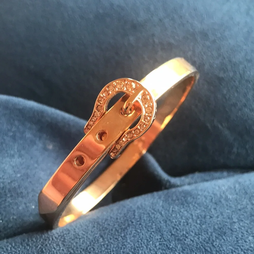 Juicy Couture belt cuff bracelet